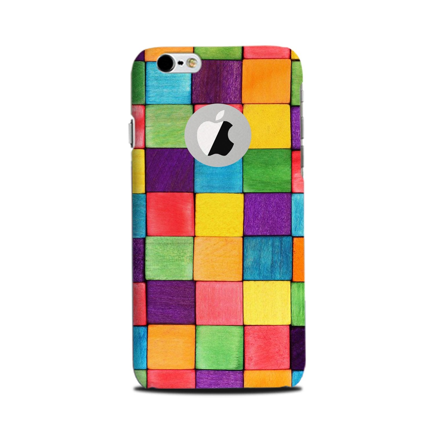 Colorful Square Case for iPhone 6 Plus / 6s Plus logo cut(Design No. 218)