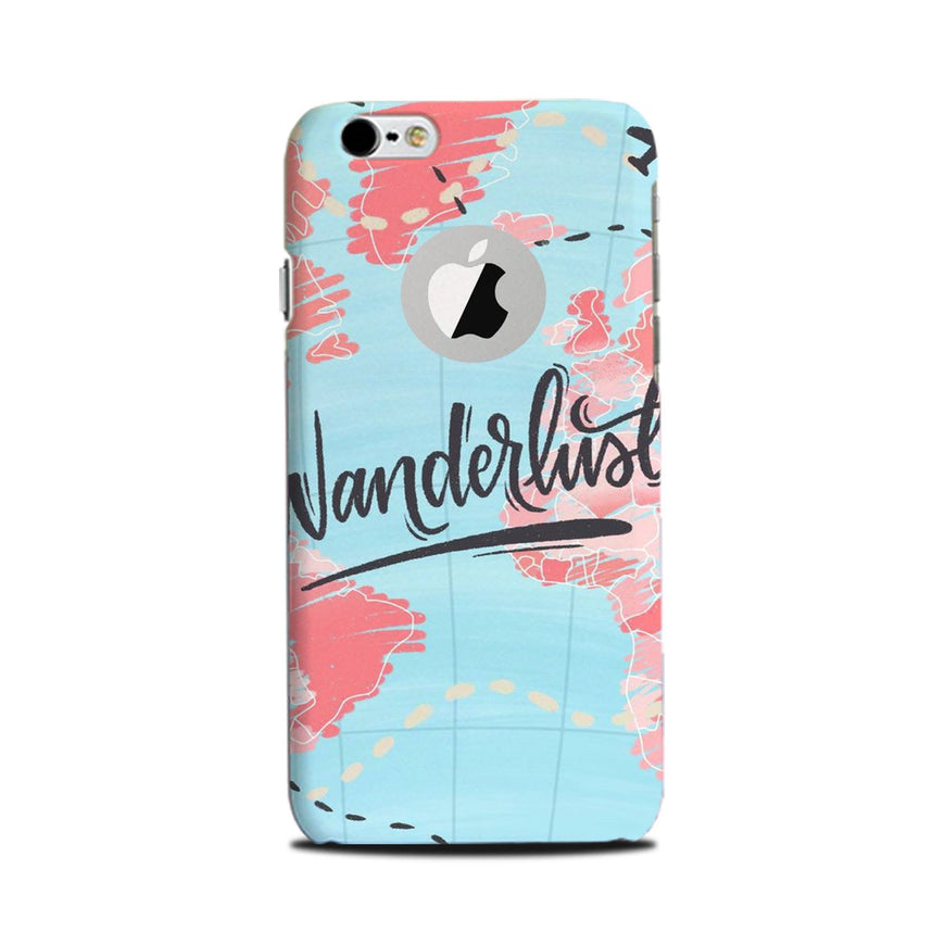 Wonderlust Travel Case for iPhone 6 Plus / 6s Plus logo cut  (Design No. 223)