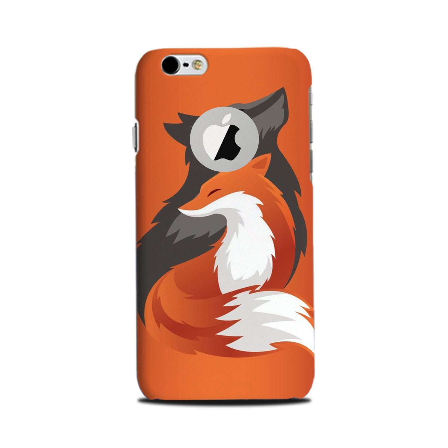 Wolf  Case for iPhone 6 Plus / 6s Plus logo cut  (Design No. 224)
