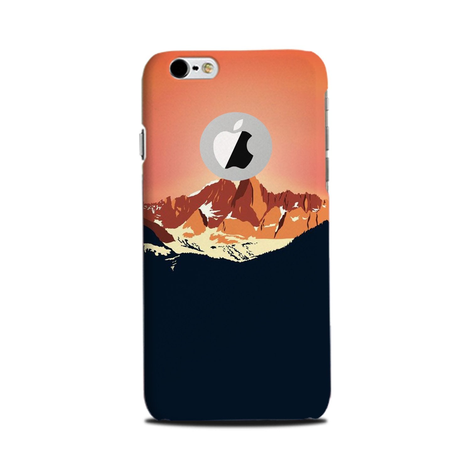 Mountains Case for iPhone 6 Plus / 6s Plus logo cut(Design No. 227)