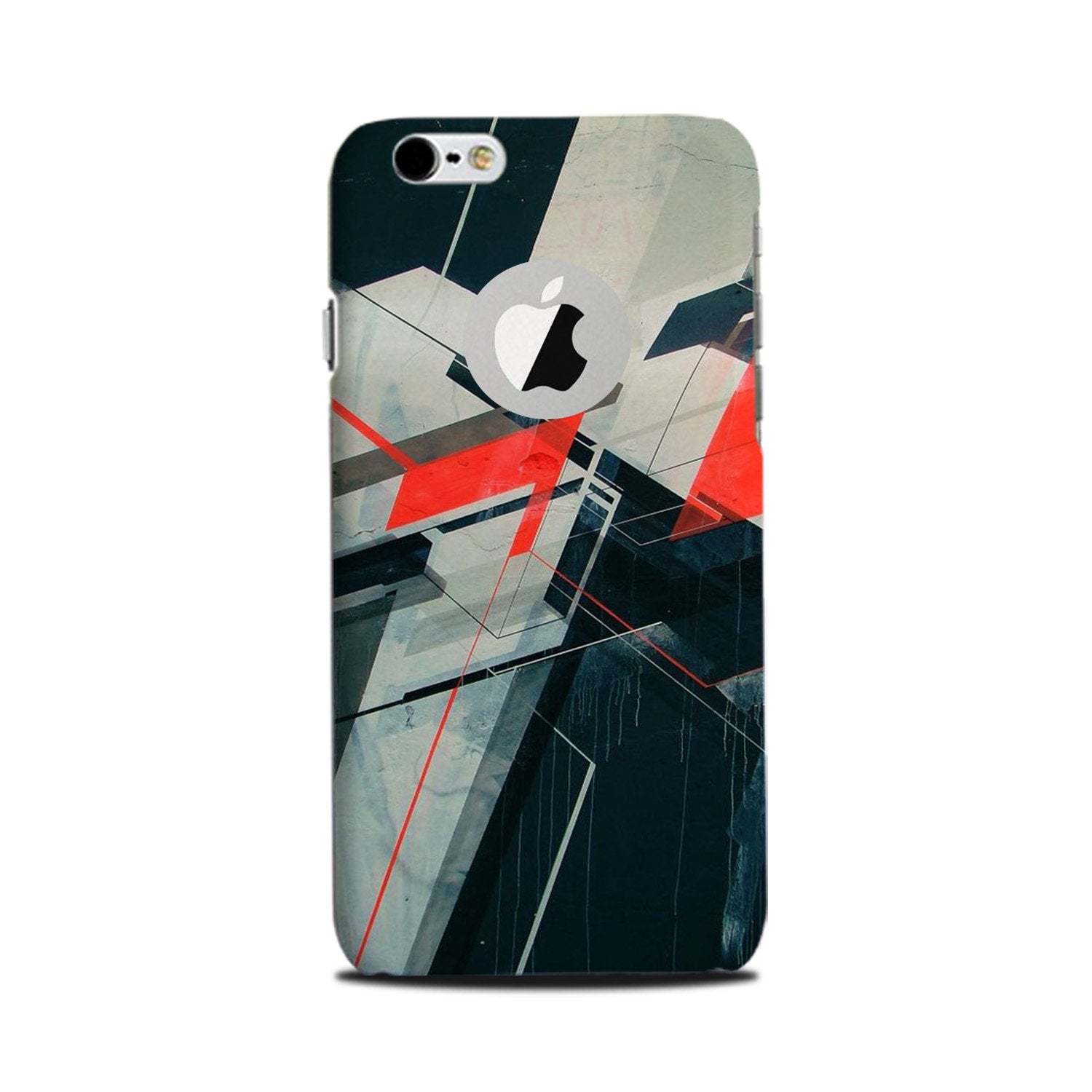 Modern Art Case for iPhone 6 Plus / 6s Plus logo cut  (Design No. 231)