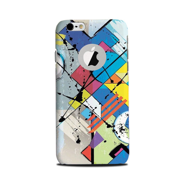 Modern Art Case for iPhone 6 Plus / 6s Plus logo cut  (Design No. 235)