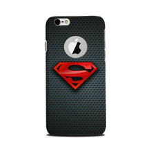 Superman Mobile Back Case for iPhone 6 Plus / 6s Plus logo cut  (Design - 247)