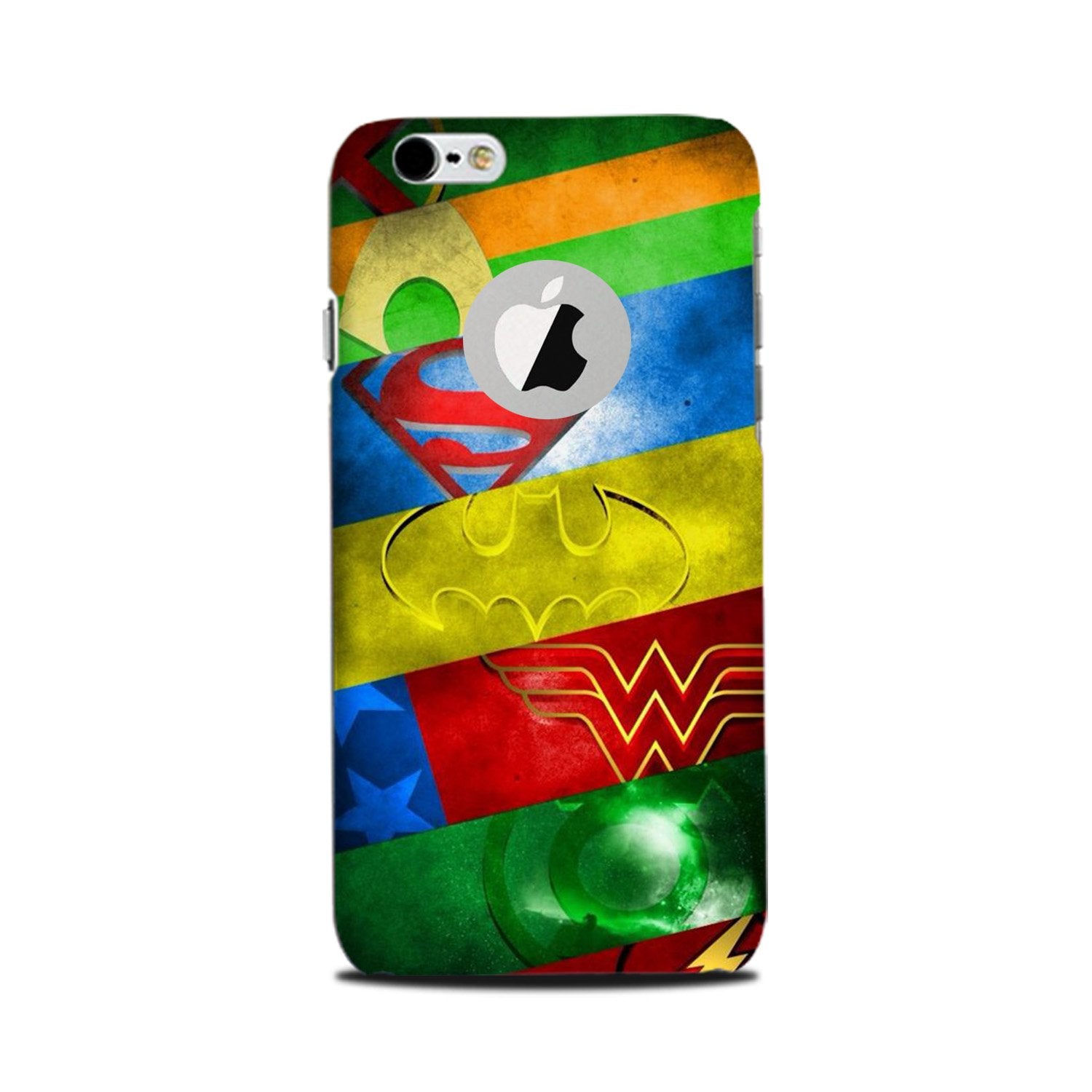 Superheros Logo Case for iPhone 6 Plus / 6s Plus logo cut(Design No. 251)
