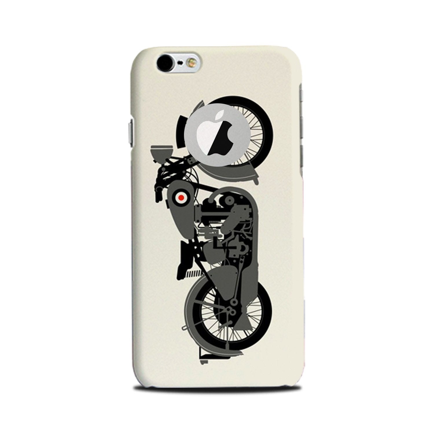 MotorCycle Case for iPhone 6 Plus / 6s Plus logo cut(Design No. 259)