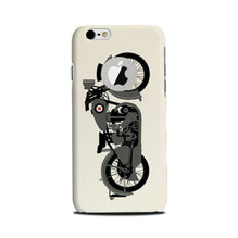 MotorCycle Mobile Back Case for iPhone 6 Plus / 6s Plus logo cut  (Design - 259)