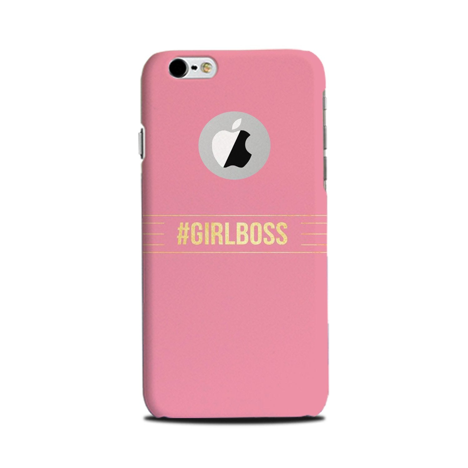 Girl Boss Pink Case for iPhone 6 Plus / 6s Plus logo cut(Design No. 263)