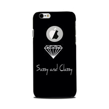 Sassy and Classy Mobile Back Case for iPhone 6 Plus / 6s Plus logo cut  (Design - 264)