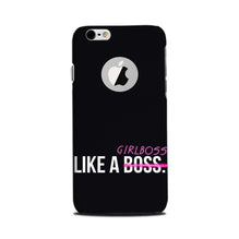Like a Girl Boss Mobile Back Case for iPhone 6 Plus / 6s Plus logo cut  (Design - 265)