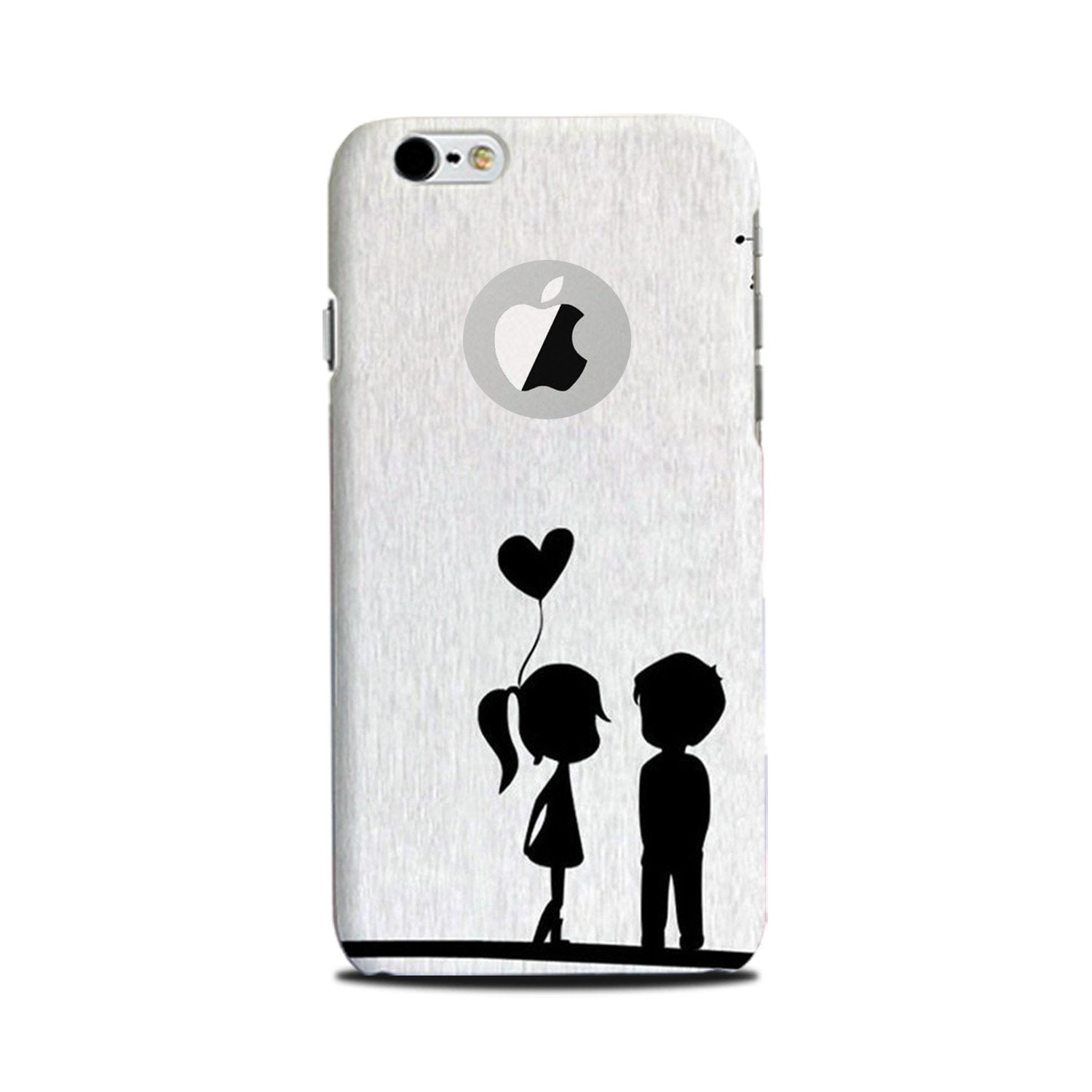 Cute Kid Couple Case for iPhone 6 Plus / 6s Plus logo cut  (Design No. 283)
