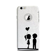 Cute Kid Couple Mobile Back Case for iPhone 6 Plus / 6s Plus logo cut  (Design - 283)