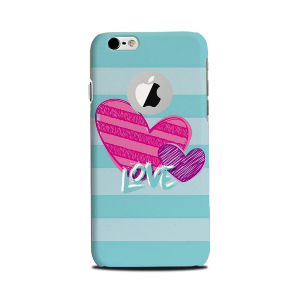 Love Case for iPhone 6 Plus / 6s Plus logo cut  (Design No. 299)