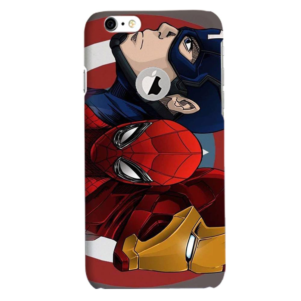 Superhero Mobile Back Case for iPhone 6 Plus / 6s Plus LogoCut  (Design - 311)