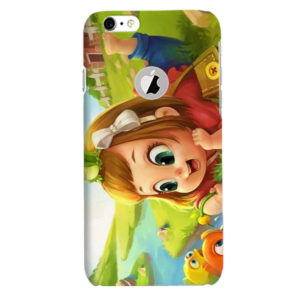 Baby Girl Mobile Back Case for iPhone 6 Plus / 6s Plus LogoCut  (Design - 339)