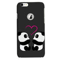 Panda Love Mobile Back Case for iPhone 6 Plus / 6s Plus LogoCut  (Design - 398)