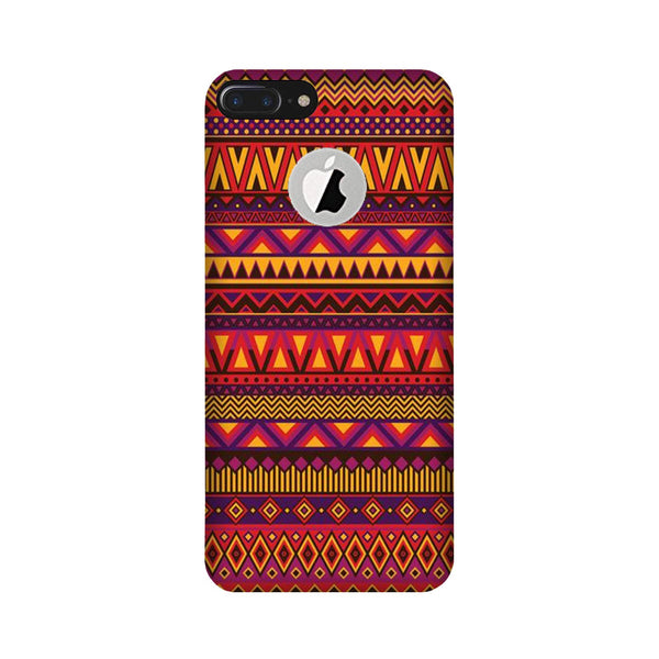 Zigzag line pattern2 Case for iPhone 7 Plus logo cut