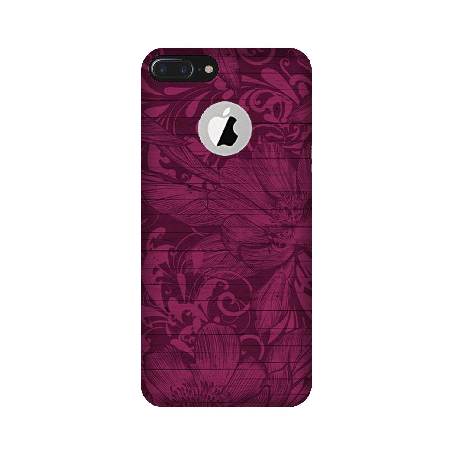 Purple Backround Case for iPhone 7 Plus logo cut