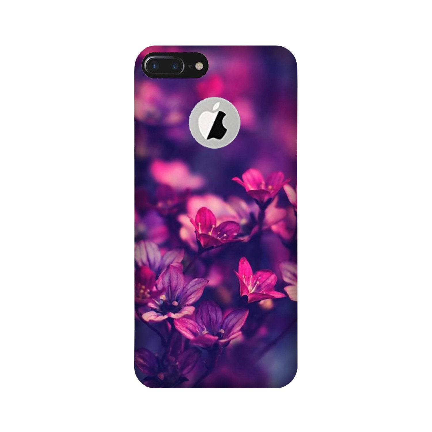 flowers Case for iPhone 7 Plus logo cut