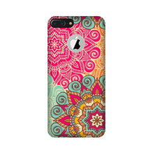 Rangoli art2 Mobile Back Case for iPhone 7 Plus logo cut (Design - 29)