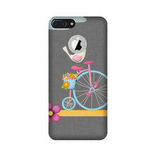 Sparron with cycle Mobile Back Case for iPhone 7 Plus logo cut (Design - 34)