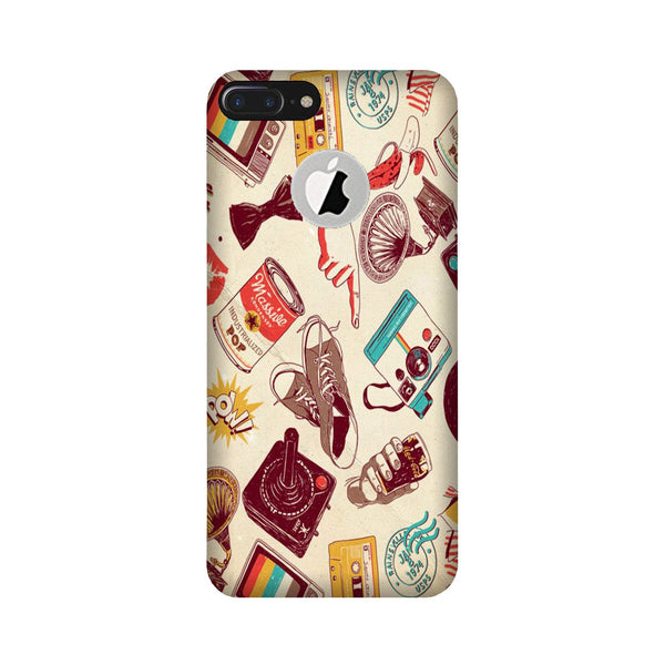 Vintage Case for iPhone 7 Plus logo cut