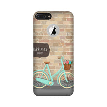 Happiness Mobile Back Case for iPhone 7 Plus logo cut (Design - 53)