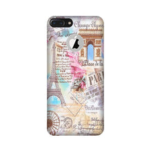 Paris Eiftel Tower Mobile Back Case for iPhone 7 Plus logo cut (Design - 54)