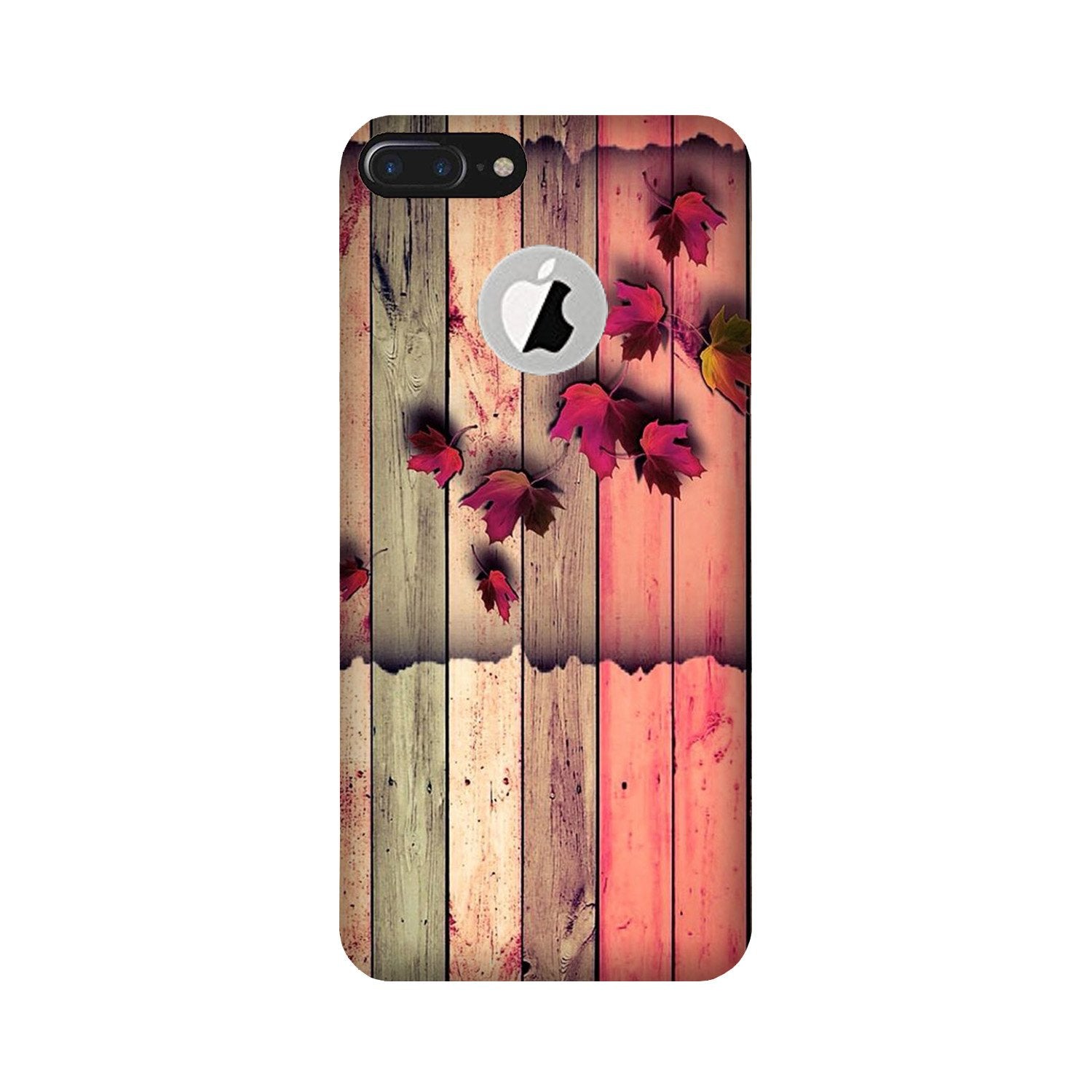Wooden look2 Case for iPhone 7 Plus logo cut