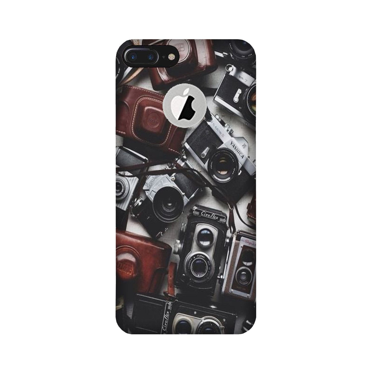 Cameras Case for iPhone 7 Plus logo cut