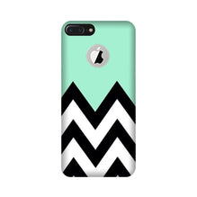 Pattern Mobile Back Case for iPhone 7 Plus logo cut (Design - 58)