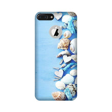 Sea Shells2 Mobile Back Case for iPhone 7 Plus logo cut (Design - 64)