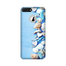 Sea Shells2 Mobile Back Case for iPhone 7 Plus logo cut (Design - 64)