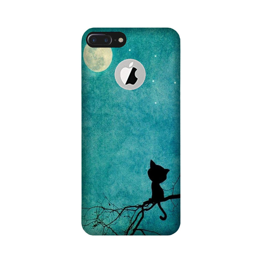 Moon cat Case for iPhone 7 Plus logo cut