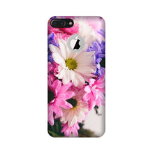 Coloful Daisy Mobile Back Case for iPhone 7 Plus logo cut (Design - 73)