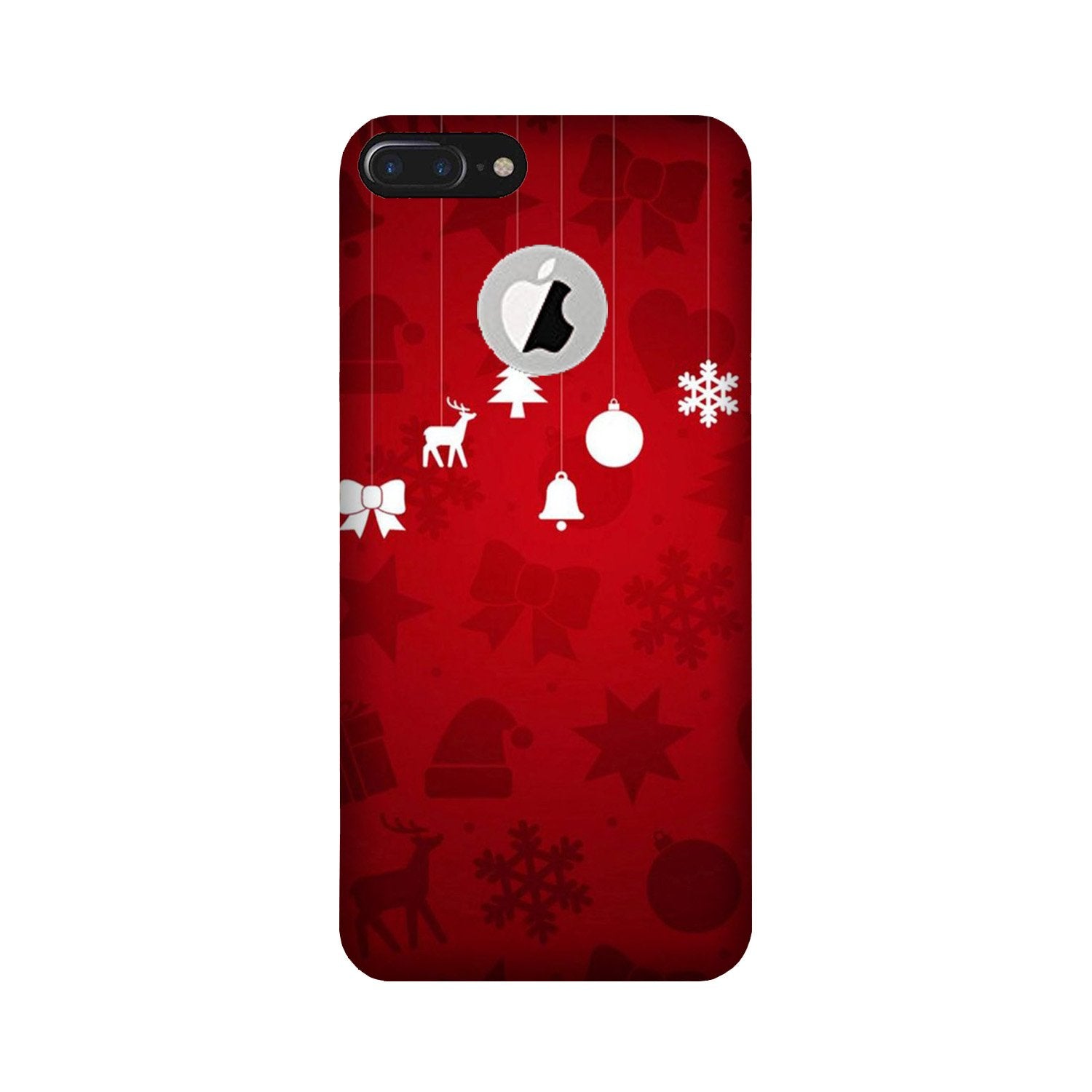 Christmas Case for iPhone 7 Plus logo cut