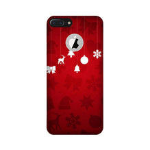 Christmas Mobile Back Case for iPhone 7 Plus logo cut (Design - 78)