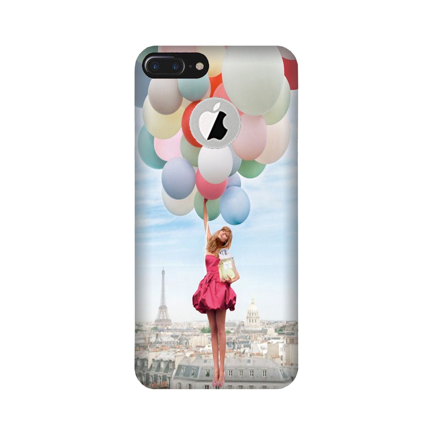 Girl with Baloon Case for iPhone 7 Plus logo cut