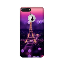 Eiffel Tower Mobile Back Case for iPhone 7 Plus logo cut (Design - 86)