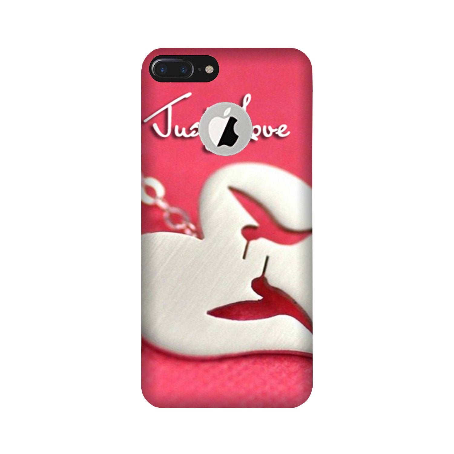 Just love Case for iPhone 7 Plus logo cut