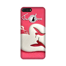 Just love Mobile Back Case for iPhone 7 Plus logo cut (Design - 88)