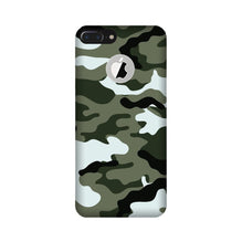 Army Camouflage Mobile Back Case for iPhone 7 Plus logo cut  (Design - 108)