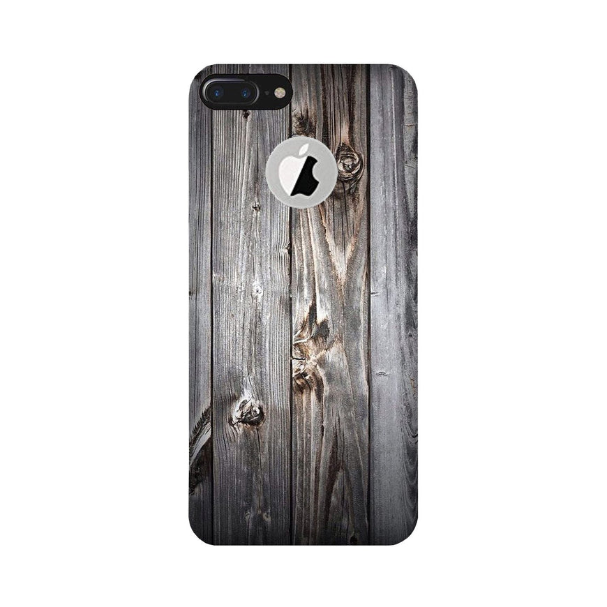 Wooden Look Case for iPhone 7 Plus logo cut  (Design - 114)