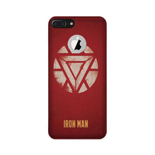 Iron Man Superhero Mobile Back Case for iPhone 7 Plus logo cut  (Design - 115)