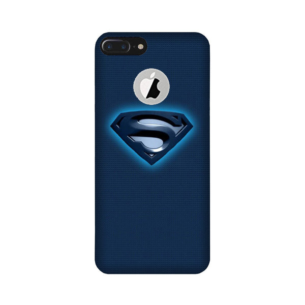 Superman Superhero Case for iPhone 7 Plus logo cut  (Design - 117)