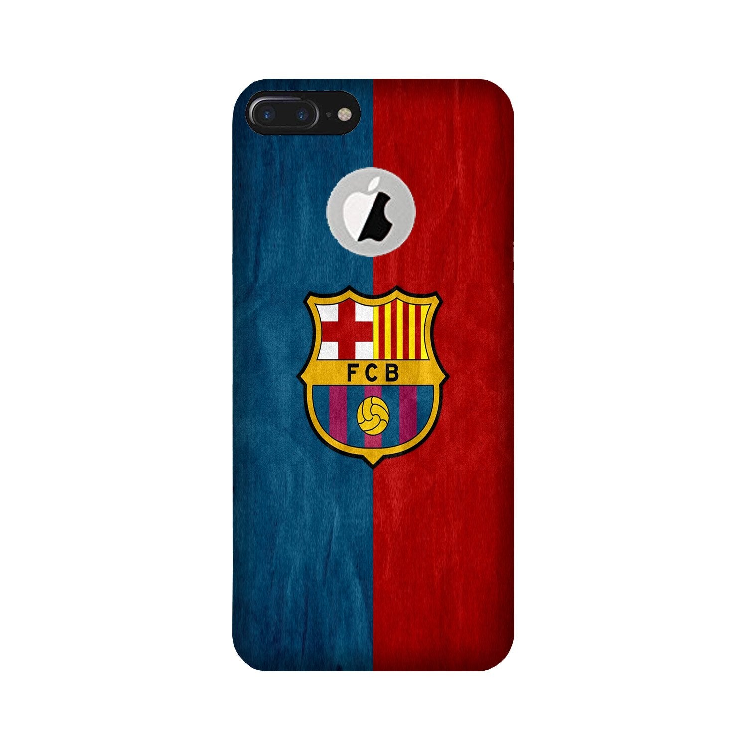 FCB Football Case for iPhone 7 Plus logo cut(Design - 123)