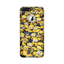 Minions Mobile Back Case for iPhone 7 Plus logo cut  (Design - 126)