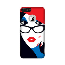 Girlish Mobile Back Case for iPhone 7 Plus logo cut  (Design - 131)