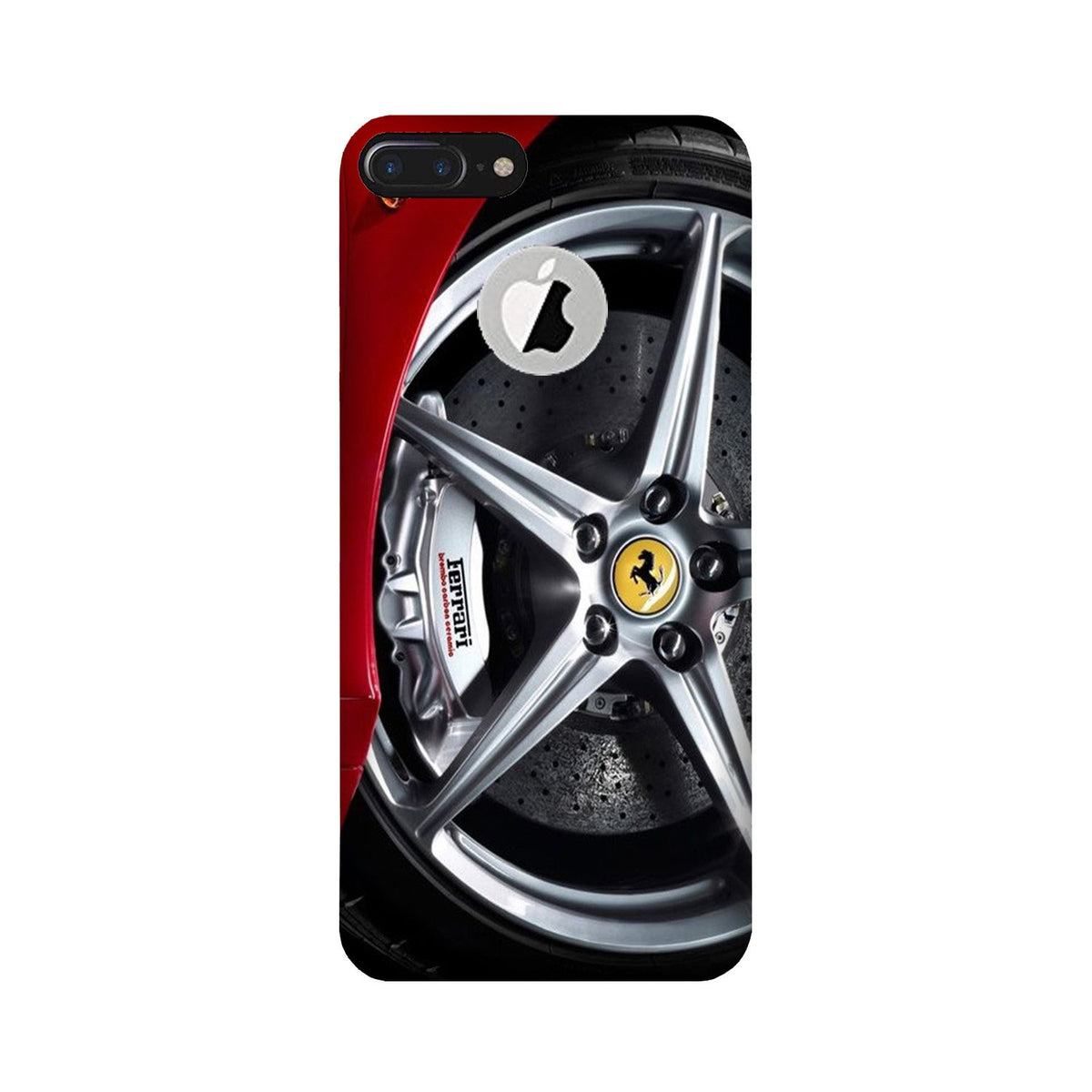 Ferari  Case for iPhone 7 Plus logo cut  (Design - 133)