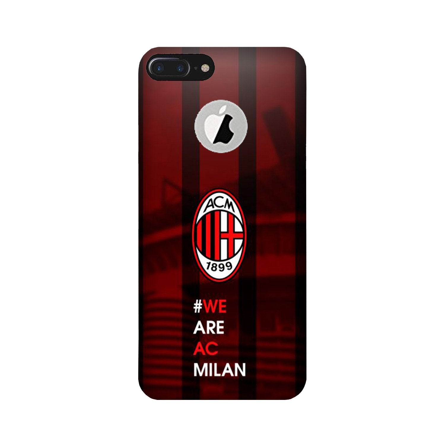 AC Milan Case for iPhone 7 Plus logo cut(Design - 155)