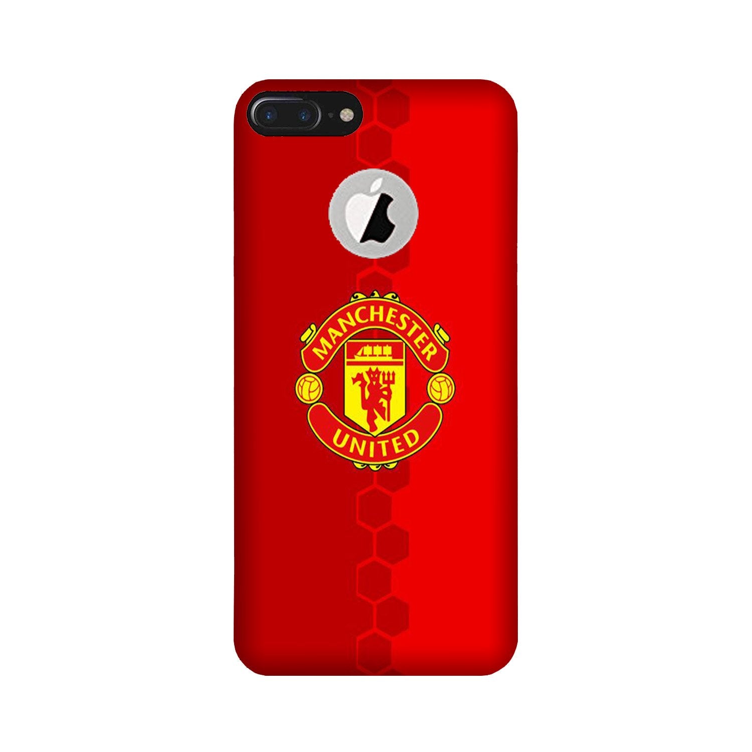Manchester United Case for iPhone 7 Plus logo cut(Design - 157)